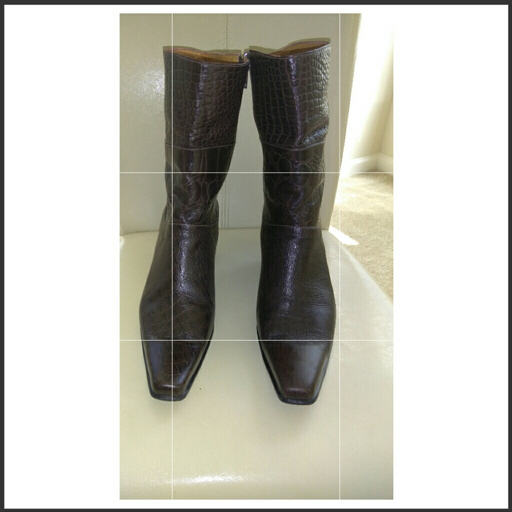 Fabulous authentic Emilio Pucci Croc boots